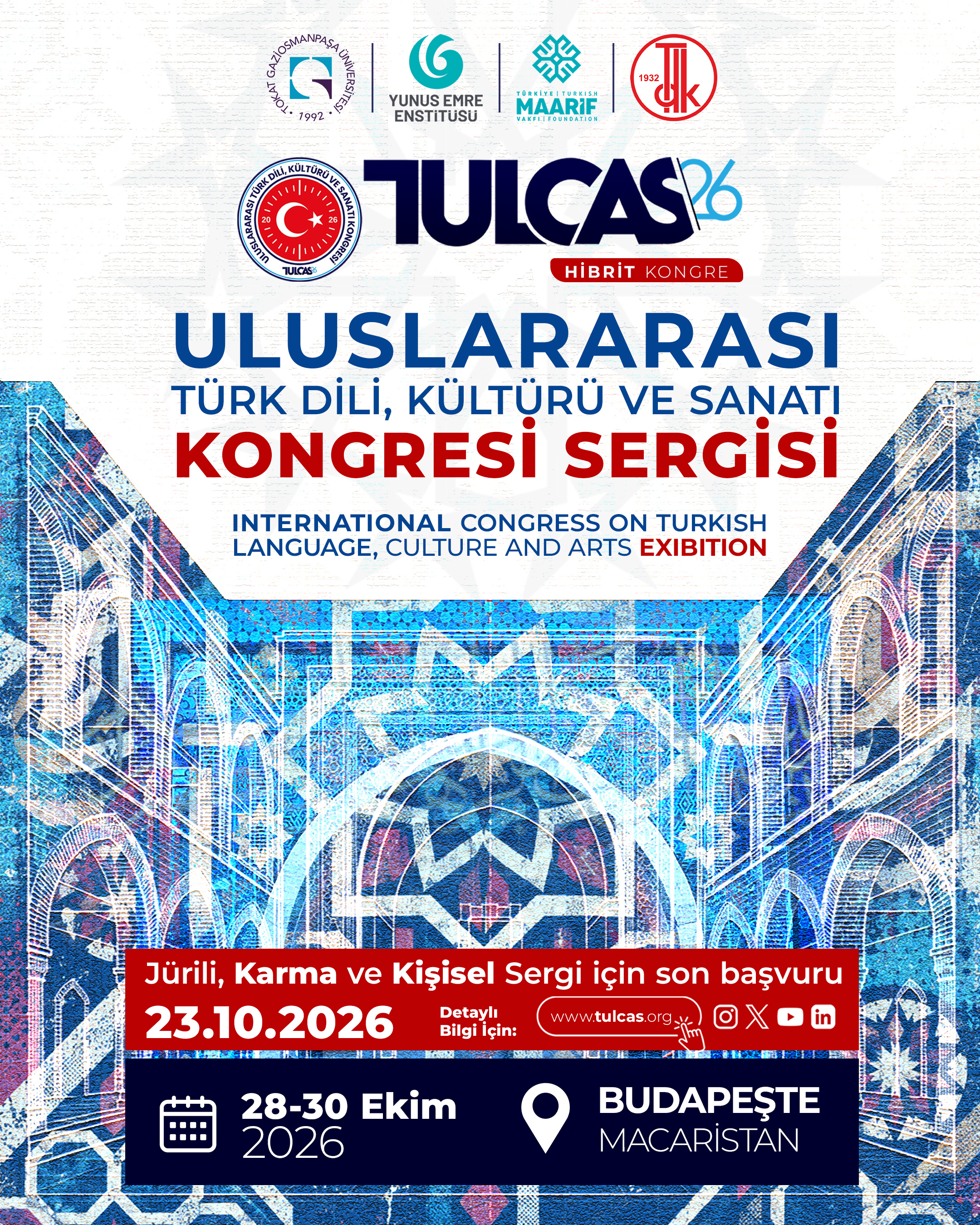 TULCAS 2026 Kongre Sergisi afişi